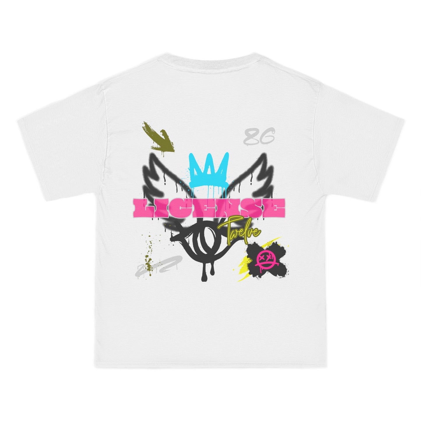 License Twelve Flying Eye Beefy-T® T-Shirt, Graphic Design Short Sleeve Tee