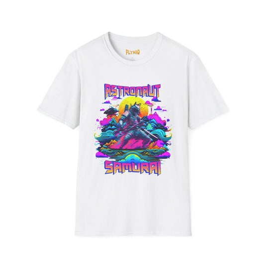 Astronaut Samurai Graphic World T-Shirt, Space Samurai Tee, Astronaut Graphic Tee