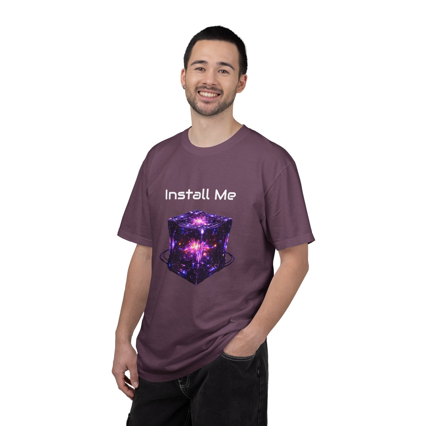 Install Me Galaxy Cube T-Shirt