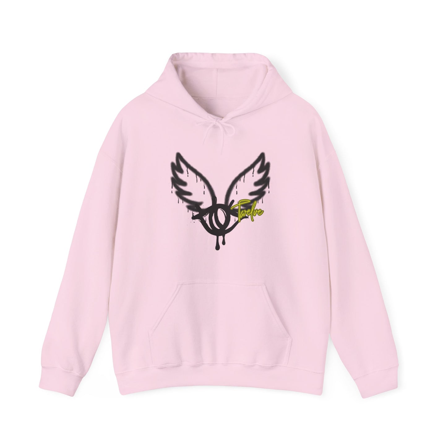License Twelve Dope Style Graphic Knockout Hoodie, Heavy Blend Sweatshirt for Men or Women, Unique Design Winter Fashion
