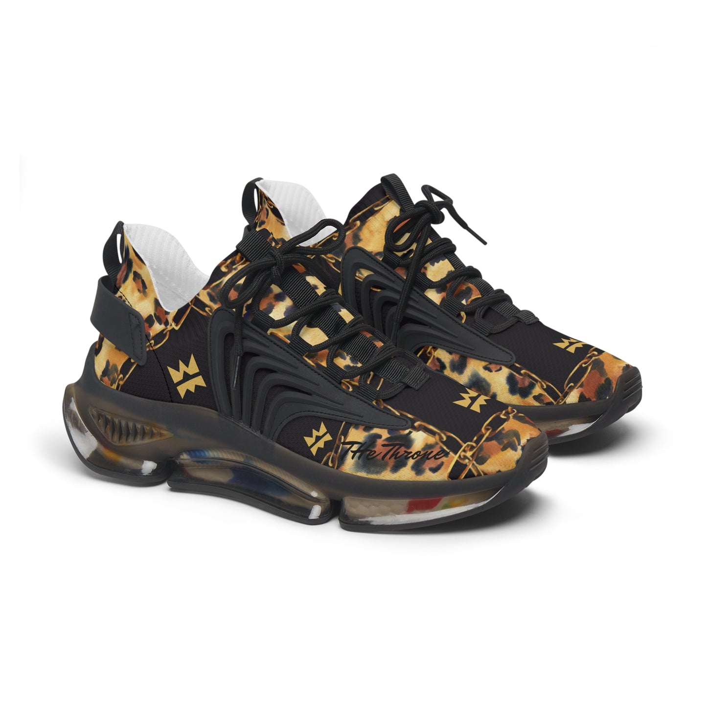From The Throne Stylish Women's Mesh Sneakers, Casual Footwear, Trendy Athletic Shoes, Leopard Print Sneakers, Comfortable Everyday Shoes