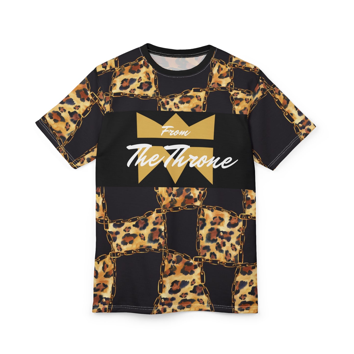 Bold Leopard Print Tee - Trendy Casual Style, Statement Fashion, Gift for Animal Lovers, Unique Clothing, Unisex AOP T-Shirt