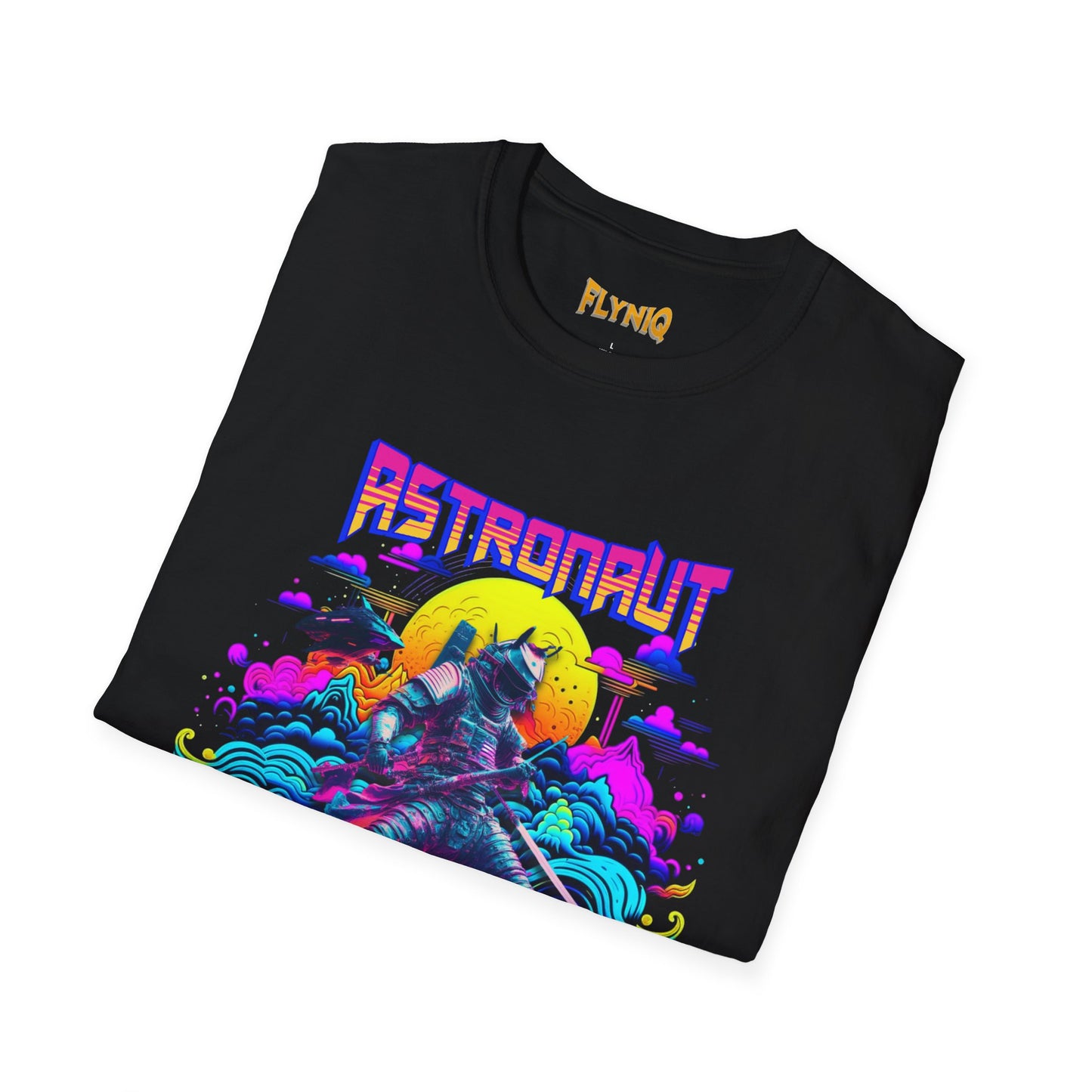 Astronaut Samurai Graphic World T-Shirt, Space Samurai Tee, Astronaut Graphic Tee