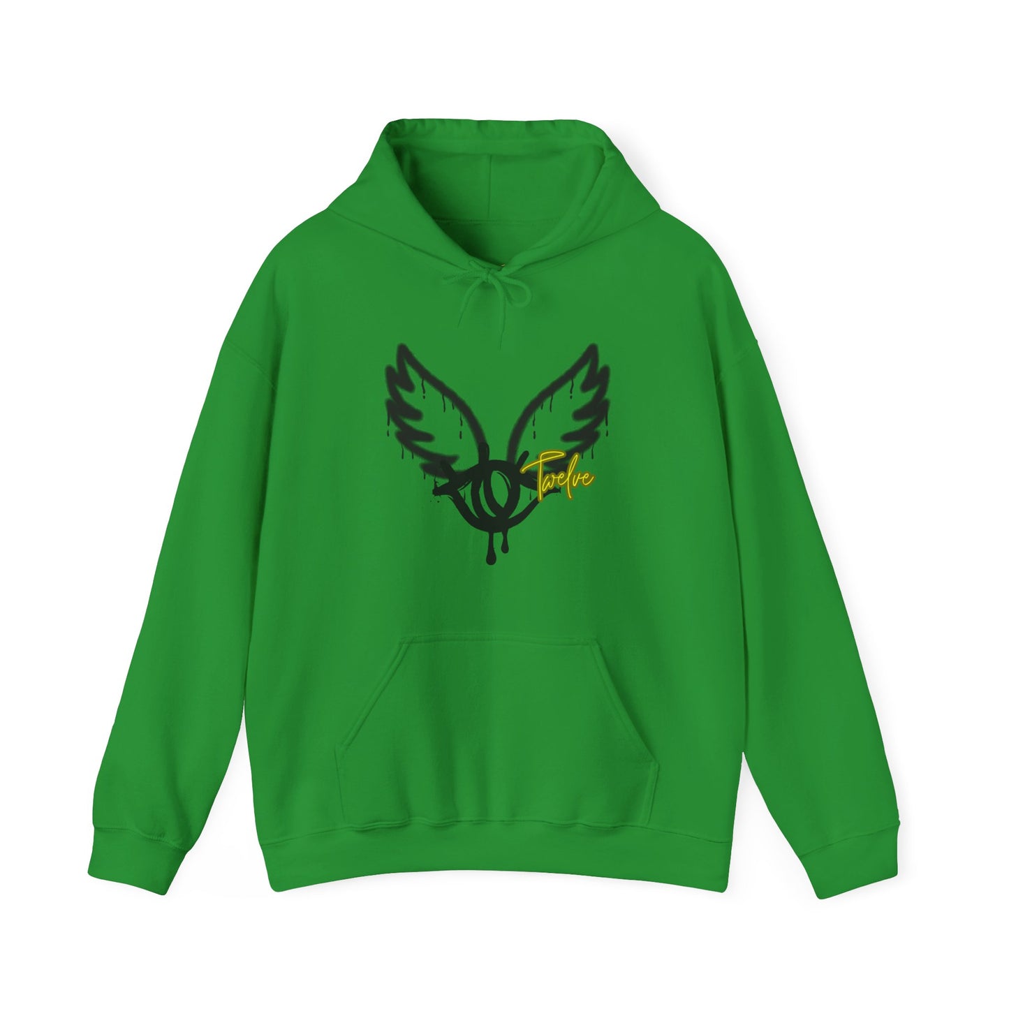 License Twelve Dope Style Graphic Knockout Hoodie, Heavy Blend Sweatshirt for Men or Women, Unique Design Winter Fashion