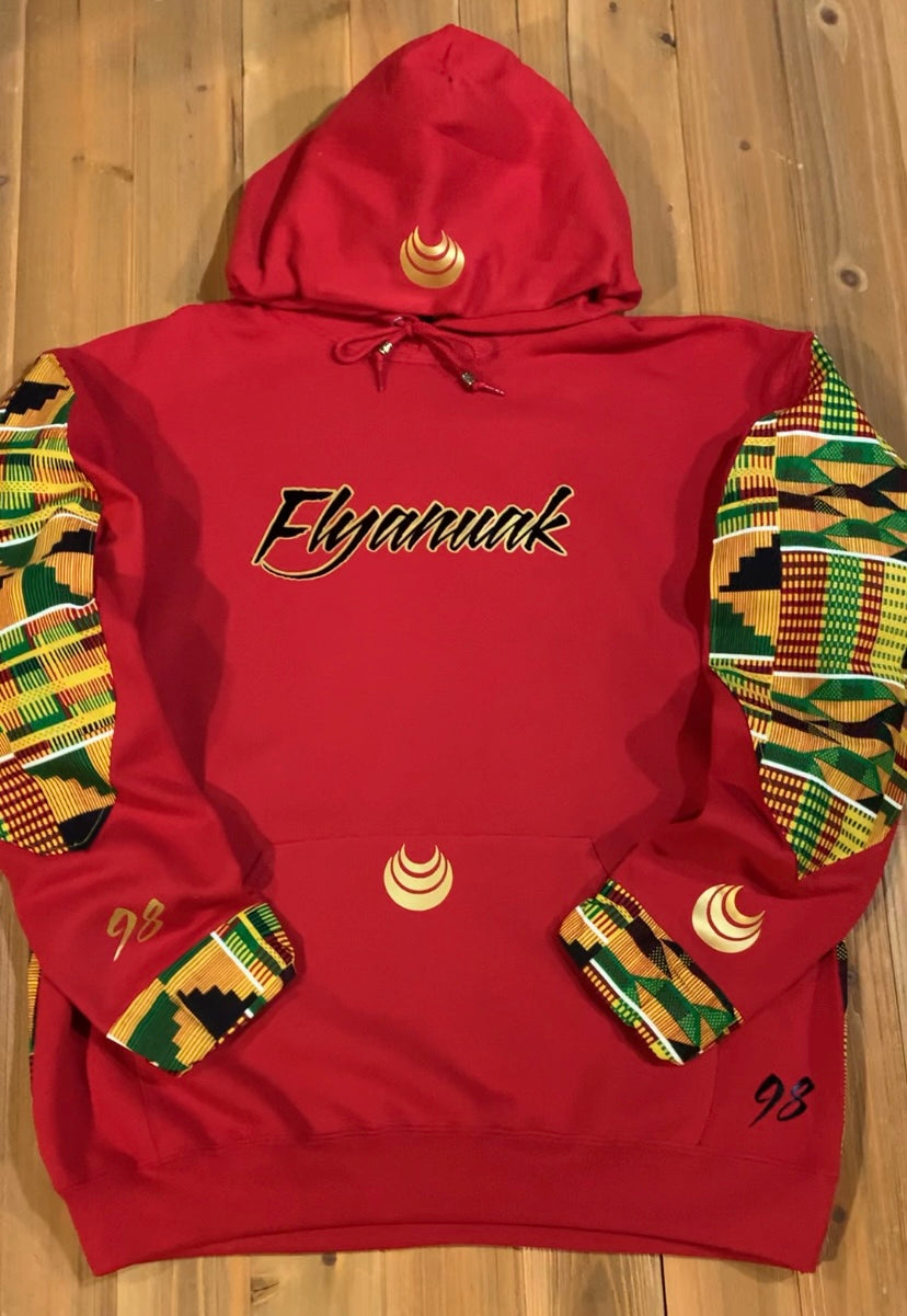 Flyanuak New Being Kente Vibes Hoodie