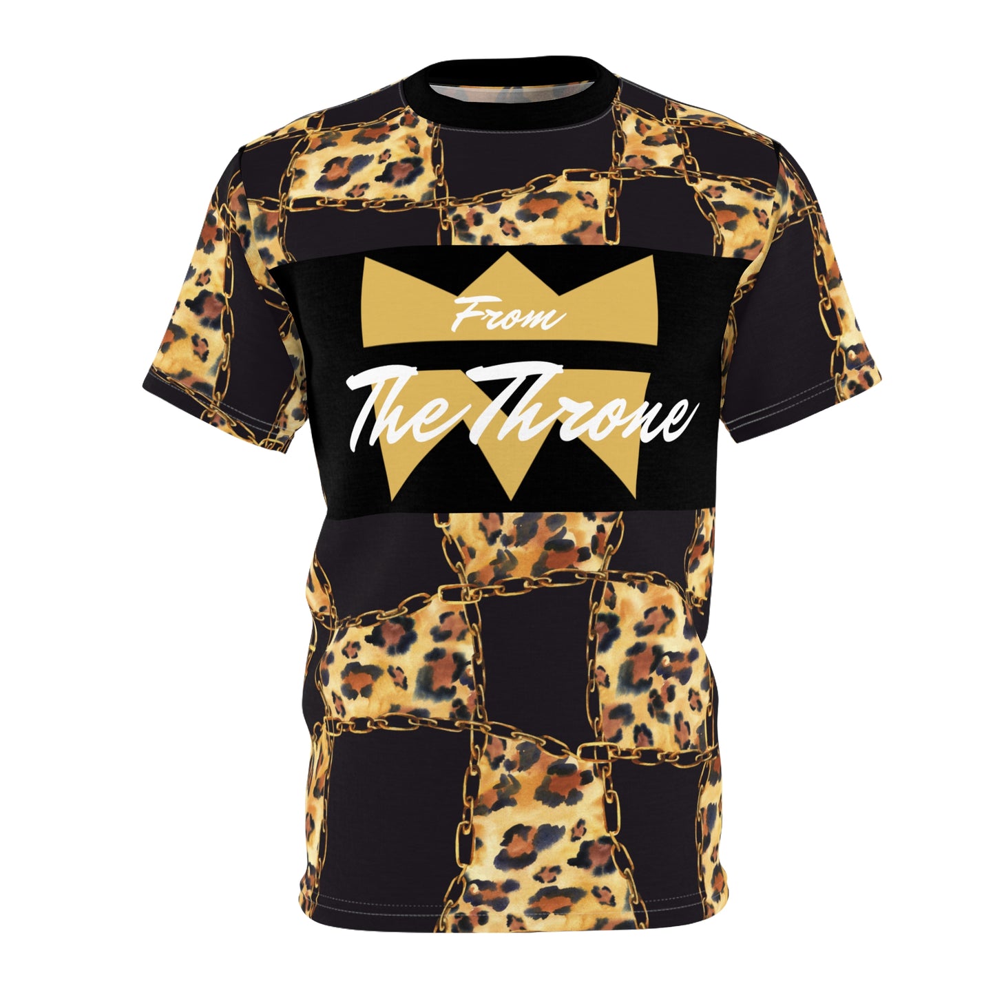 Bold Leopard Print Tee - Trendy Casual Style, Statement Fashion, Gift for Animal Lovers, Unique Clothing, Unisex AOP T-Shirt
