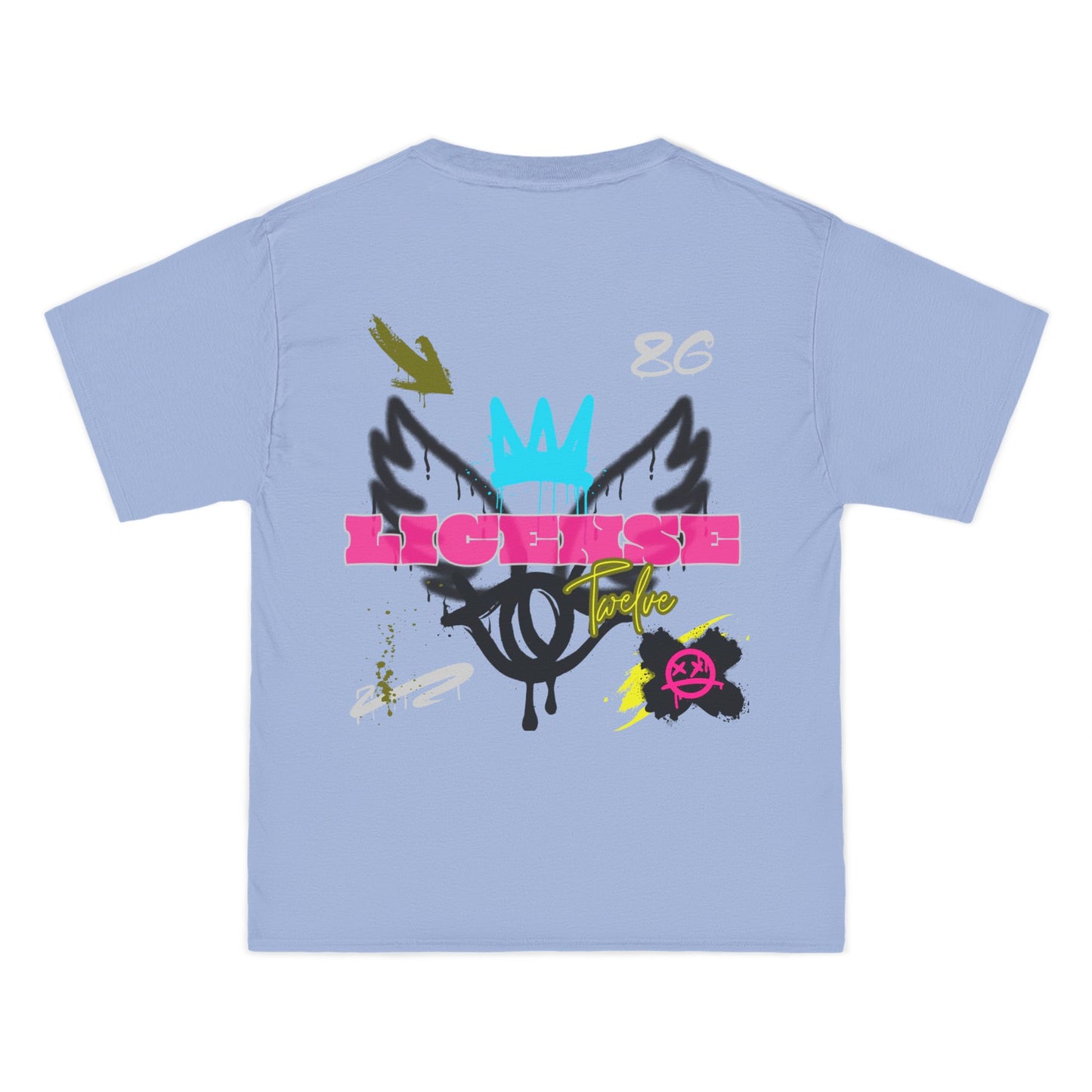License Twelve Flying Eye Beefy-T® T-Shirt, Graphic Design Short Sleeve Tee