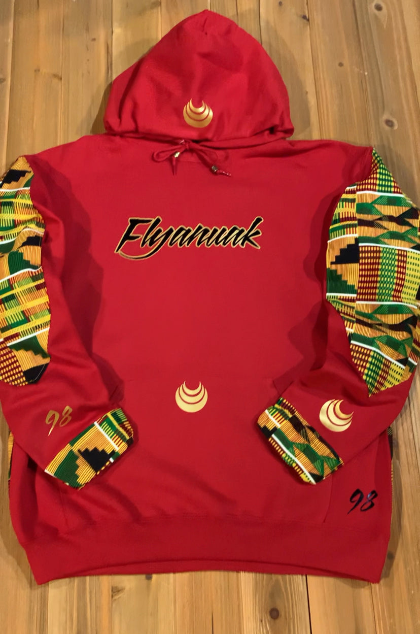 Flyanuak New Being Kente Vibes Hoodie