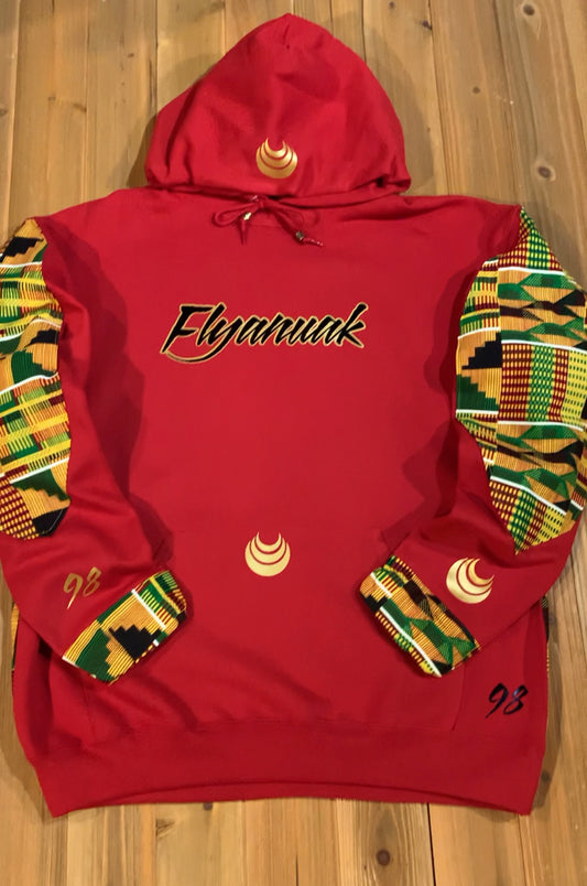 Flyanuak New Being Kente Vibes Hoodie