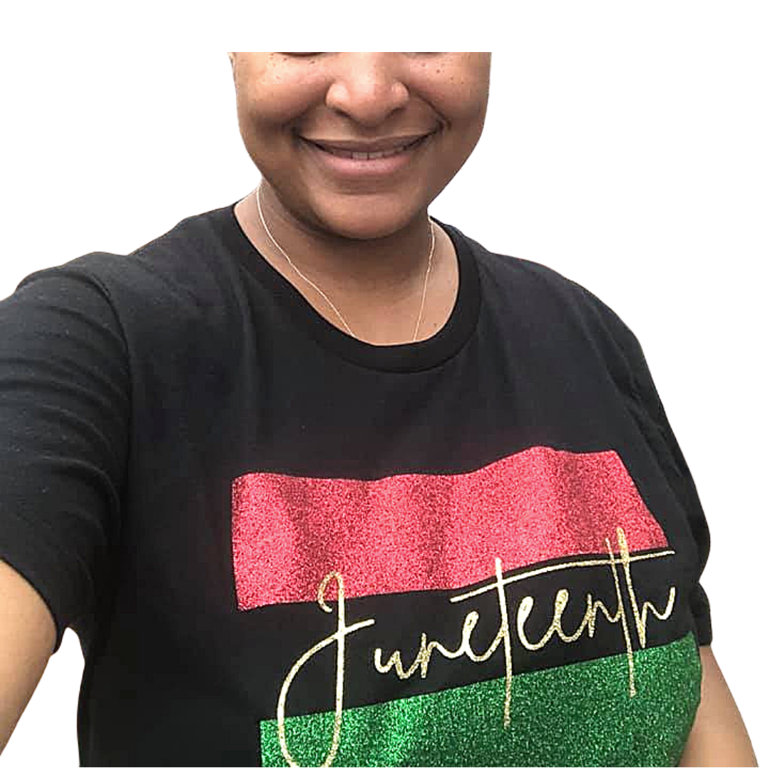 Juneteenth Sparkle Power Flag