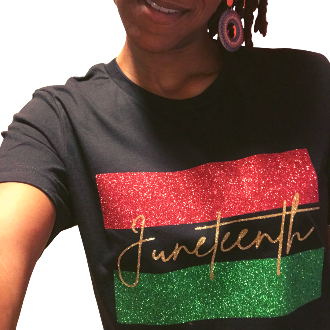 Juneteenth Sparkle Power Flag
