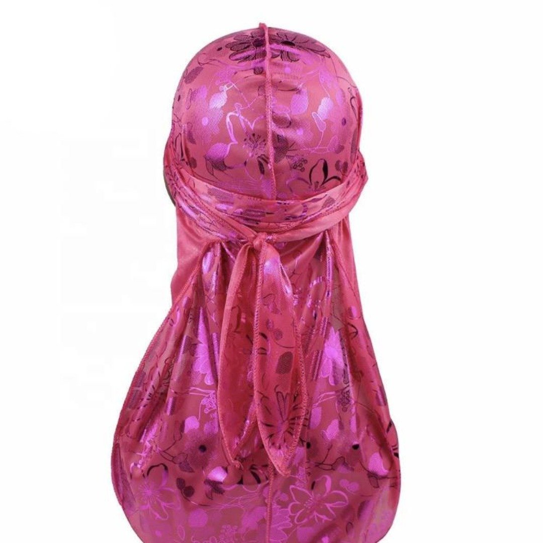 Gold Pedals Silky Durag Great Quality For 360 Waves