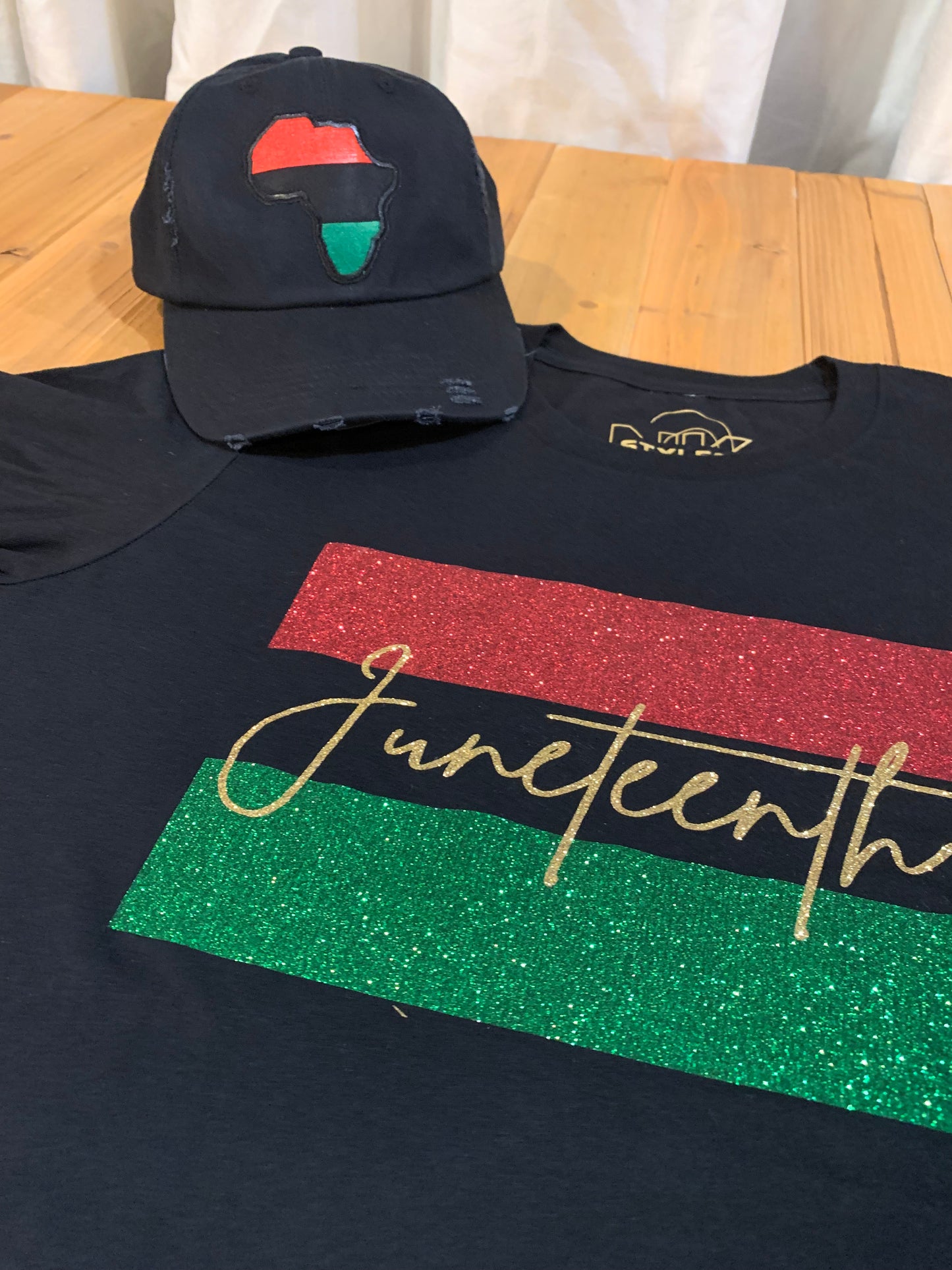 Juneteenth Sparkle Power Flag