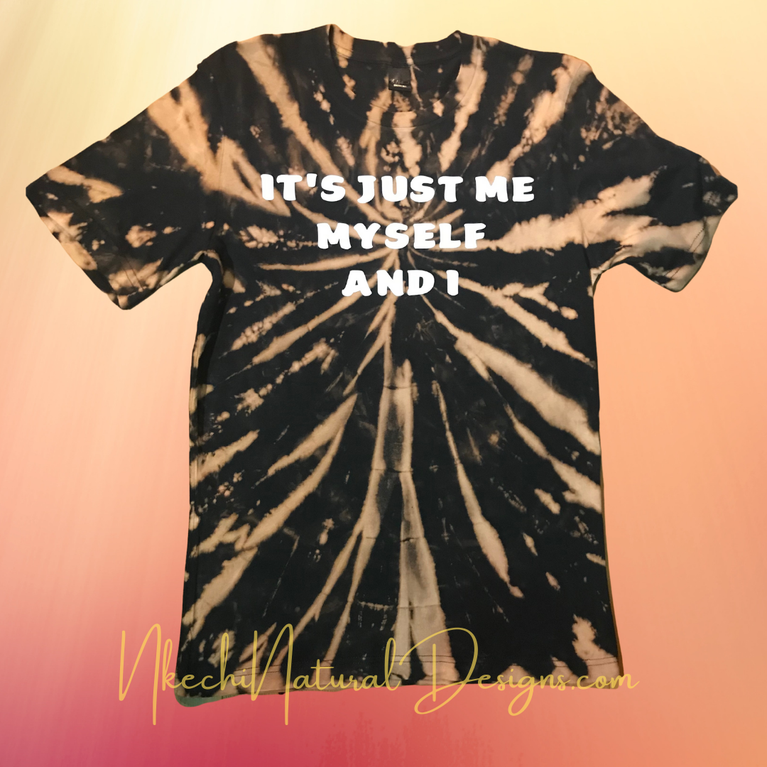 It’s Just Me Myself and I Acid Wash Unisex T-Shirt