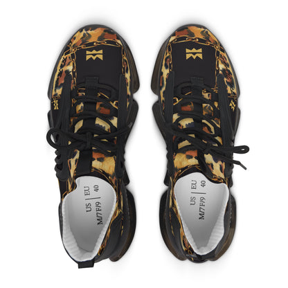 From The Throne Stylish Women's Mesh Sneakers, Casual Footwear, Trendy Athletic Shoes, Leopard Print Sneakers, Comfortable Everyday Shoes