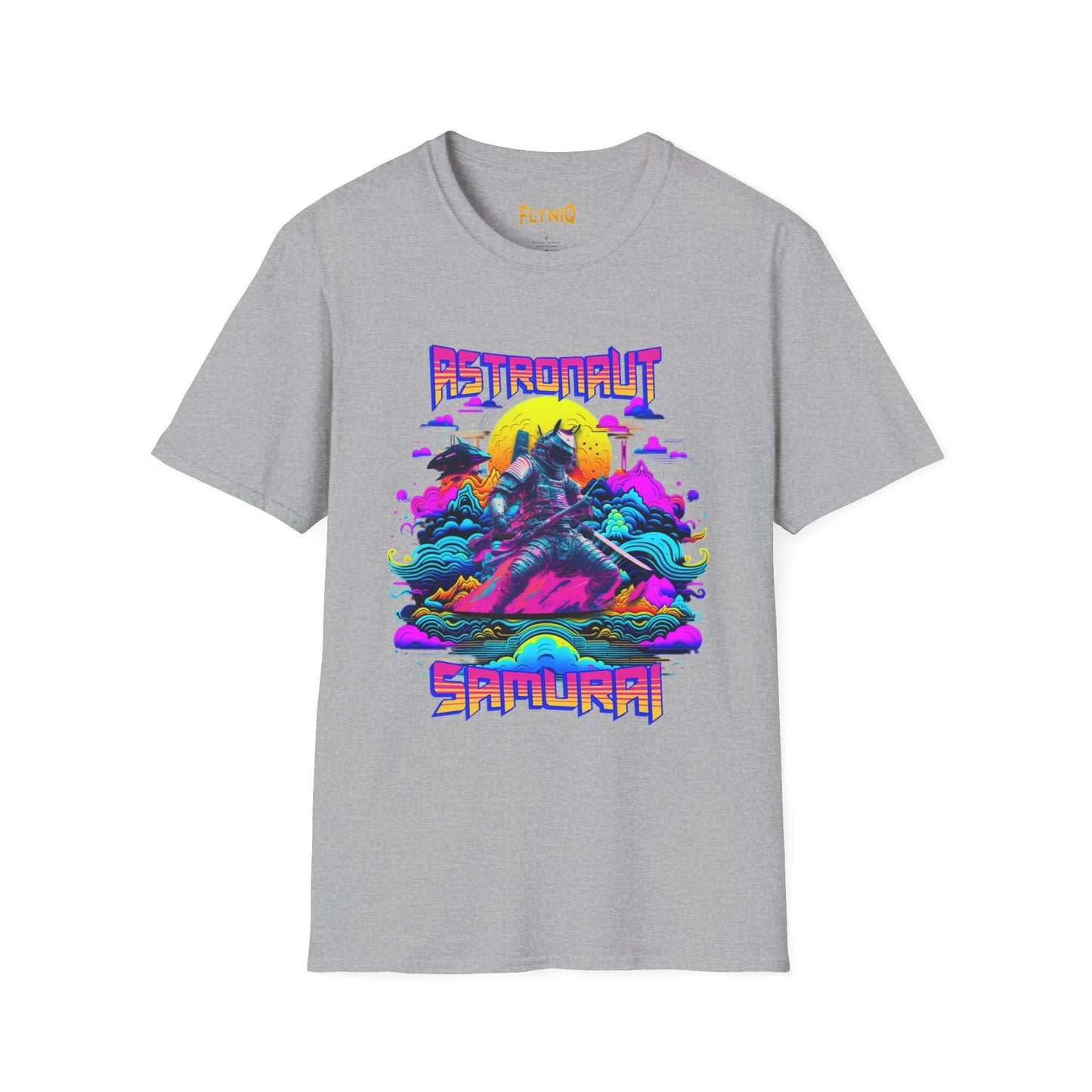 Astronaut Samurai Graphic World T-Shirt, Space Samurai Tee, Astronaut Graphic Tee