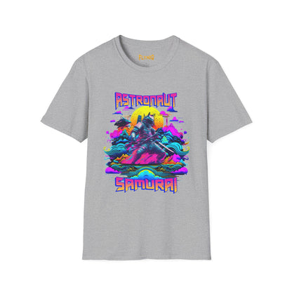 Astronaut Samurai Graphic World T-Shirt, Space Samurai Tee, Astronaut Graphic Tee