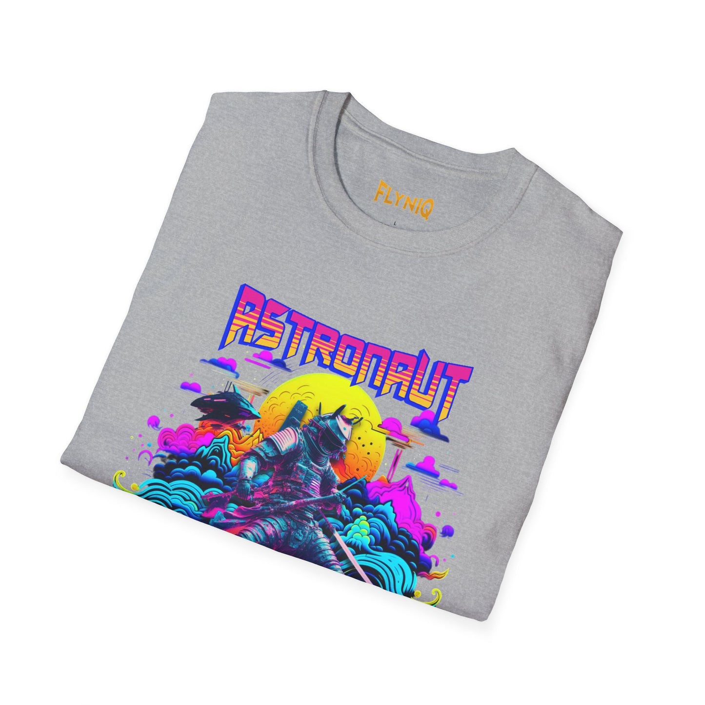 Astronaut Samurai Graphic World T-Shirt, Space Samurai Tee, Astronaut Graphic Tee