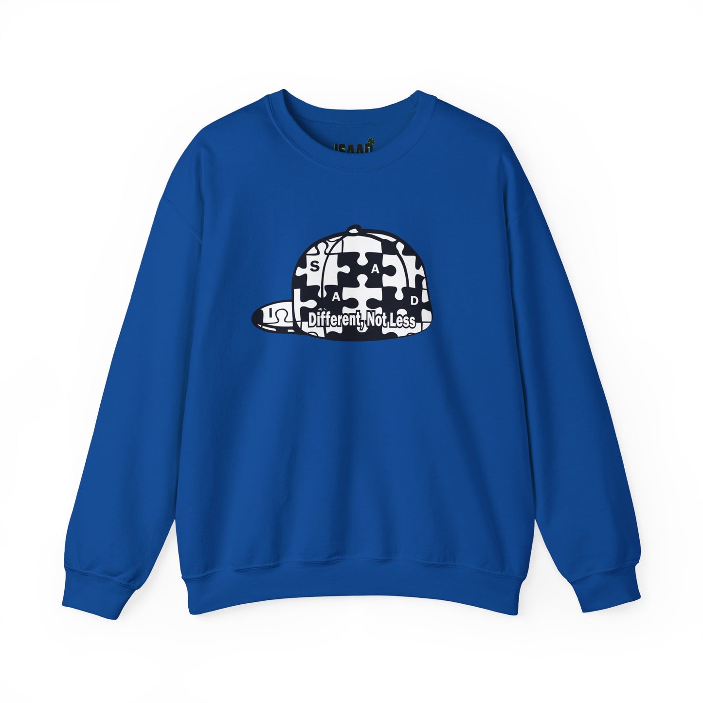 Puzzle Piece Cap 'Different Not Less' Sweatshirt | Autism Awareness