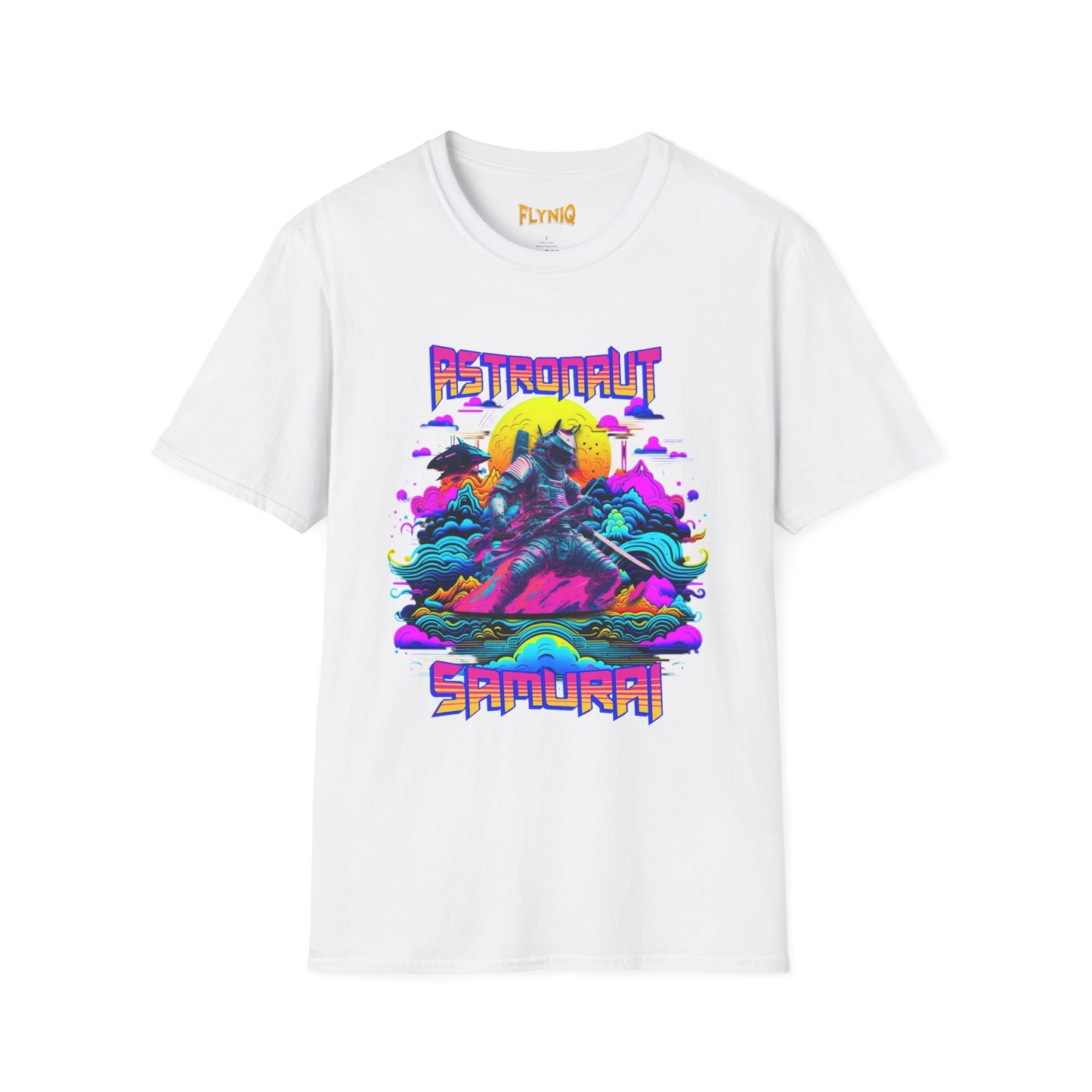 Astronaut Samurai Graphic World T-Shirt, Space Samurai Tee, Astronaut Graphic Tee