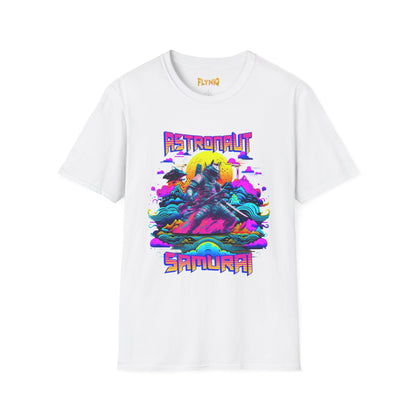 Astronaut Samurai Graphic World T-Shirt, Space Samurai Tee, Astronaut Graphic Tee