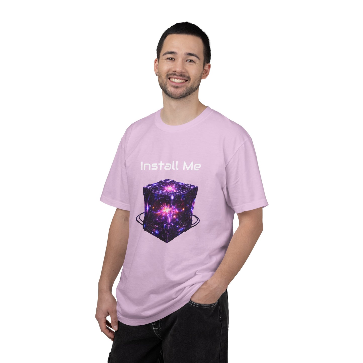 Install Me Galaxy Cube T-Shirt