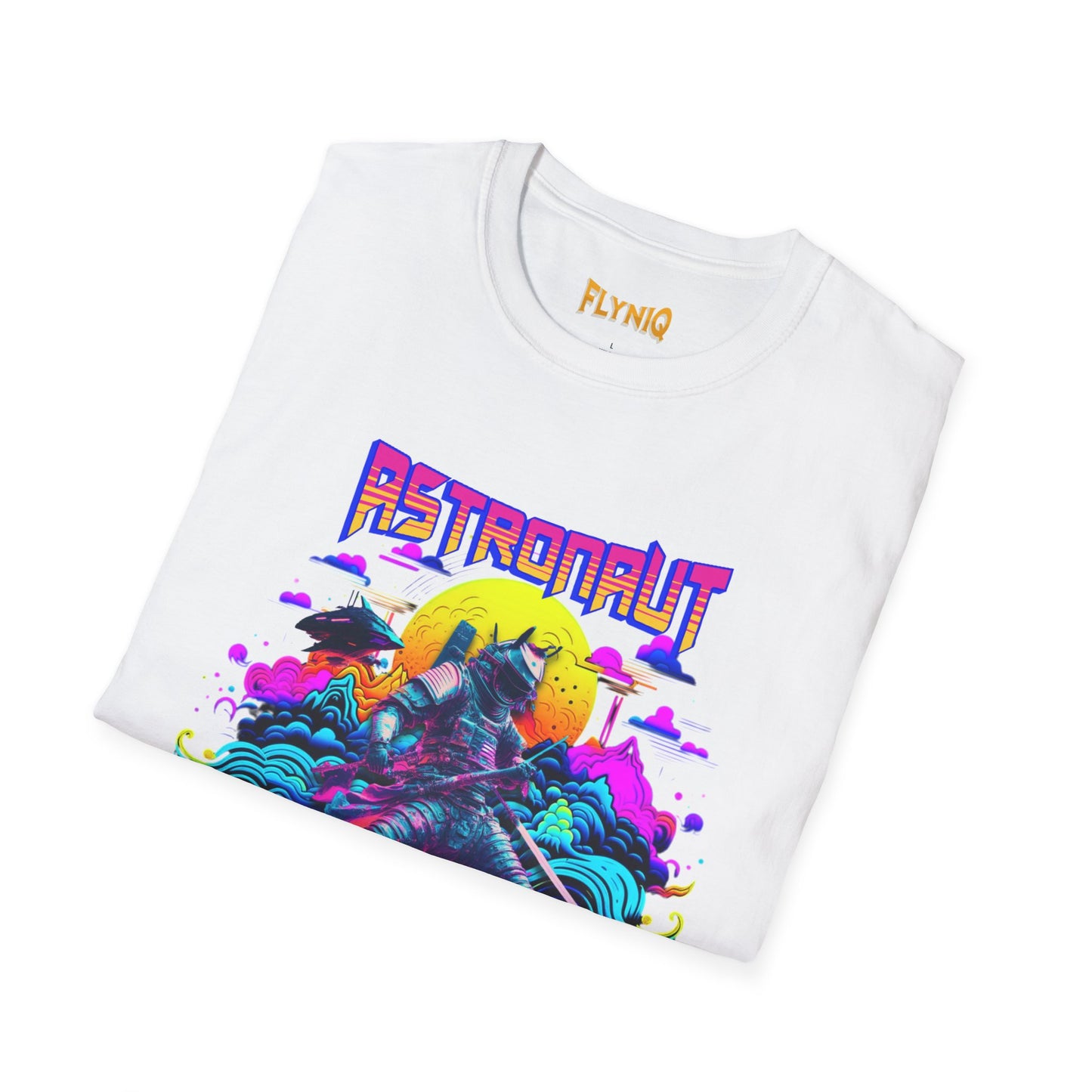 Astronaut Samurai Graphic World T-Shirt, Space Samurai Tee, Astronaut Graphic Tee