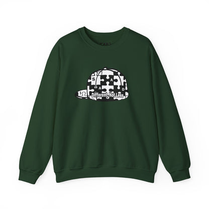 Puzzle Piece Cap 'Different Not Less' Sweatshirt | Autism Awareness