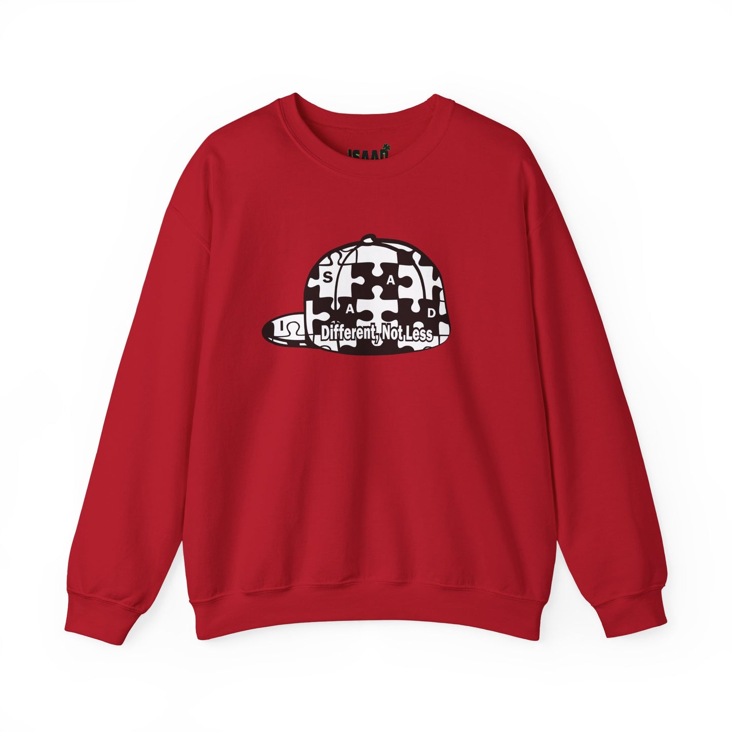 Puzzle Piece Cap 'Different Not Less' Sweatshirt | Autism Awareness