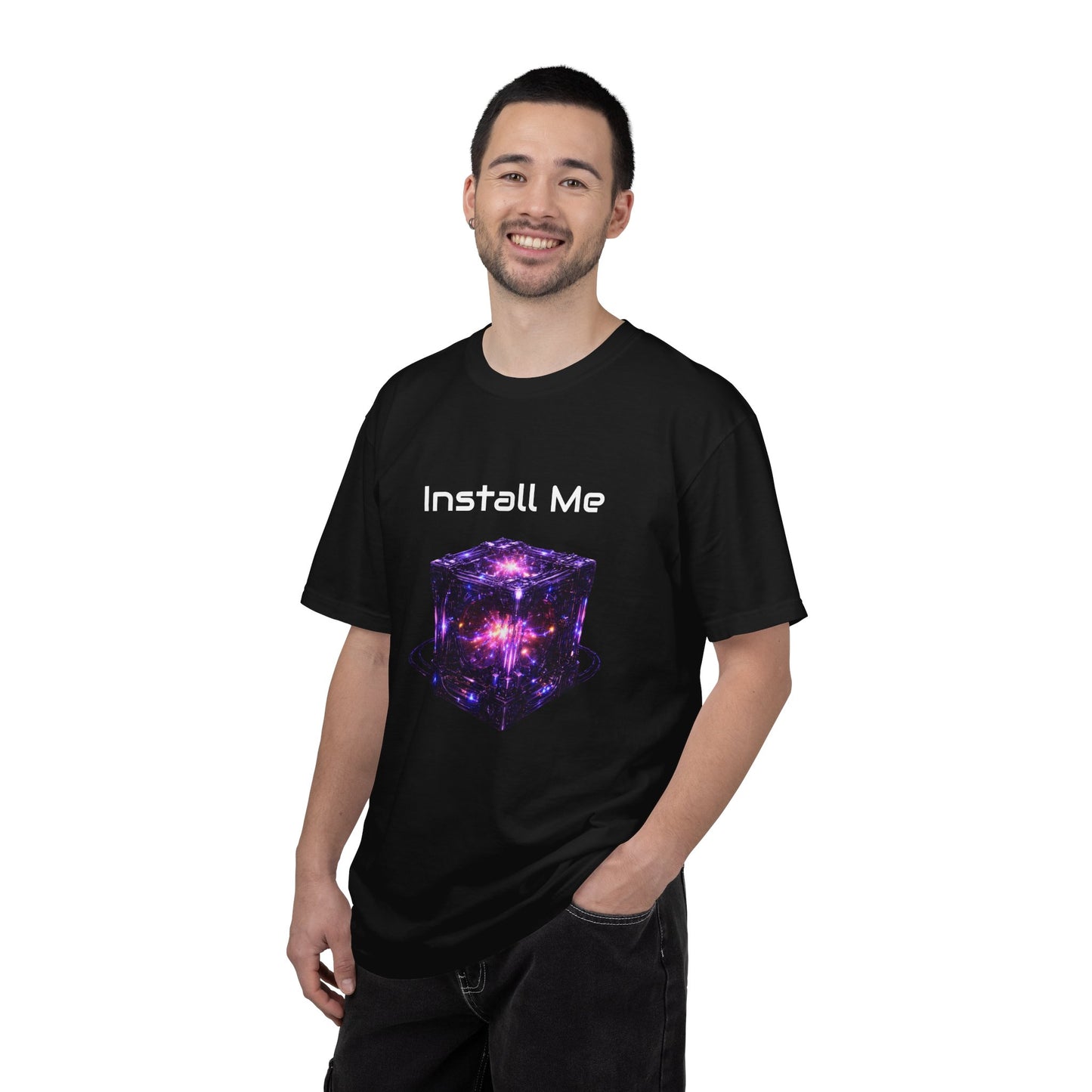 Install Me Galaxy Cube T-Shirt