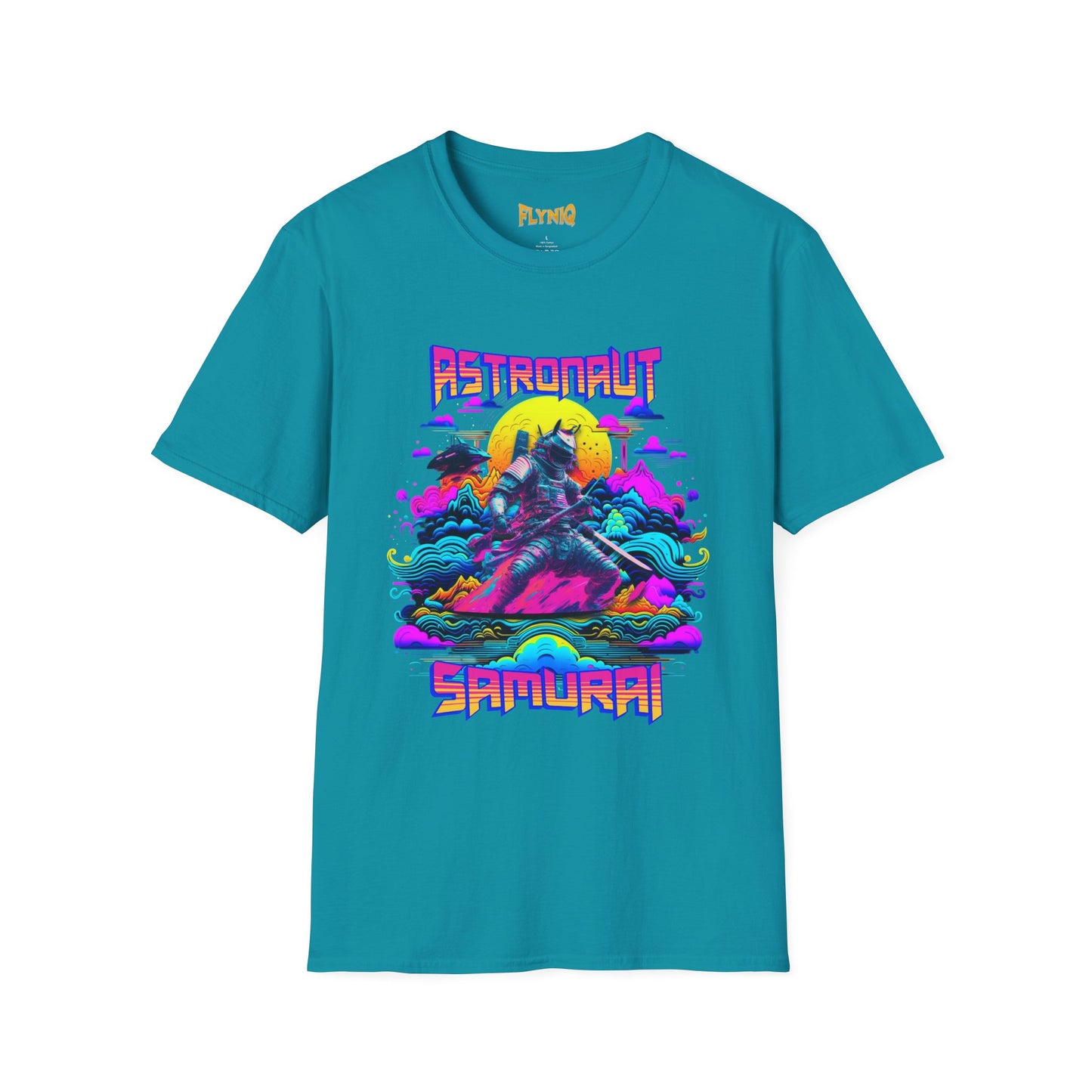 Astronaut Samurai Graphic World T-Shirt, Space Samurai Tee, Astronaut Graphic Tee