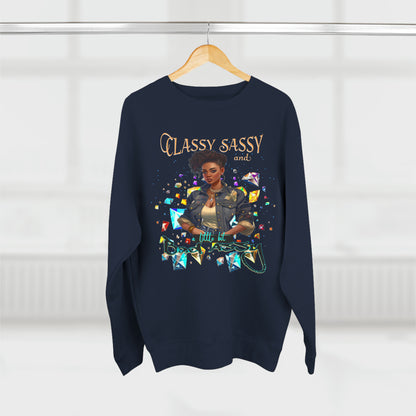 New Style Bad Assy Unisex Crewneck Sweatshirt For Woman Casual Wear