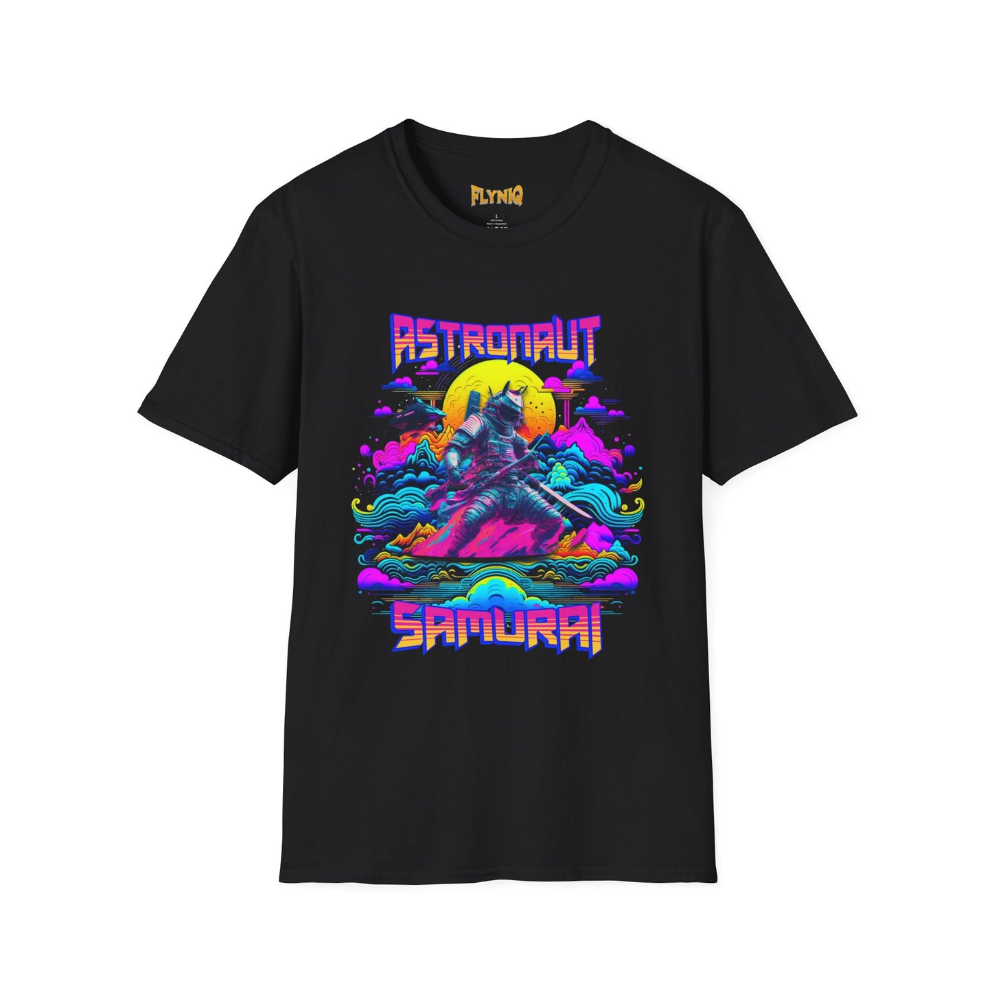 Astronaut Samurai Graphic World T-Shirt, Space Samurai Tee, Astronaut Graphic Tee