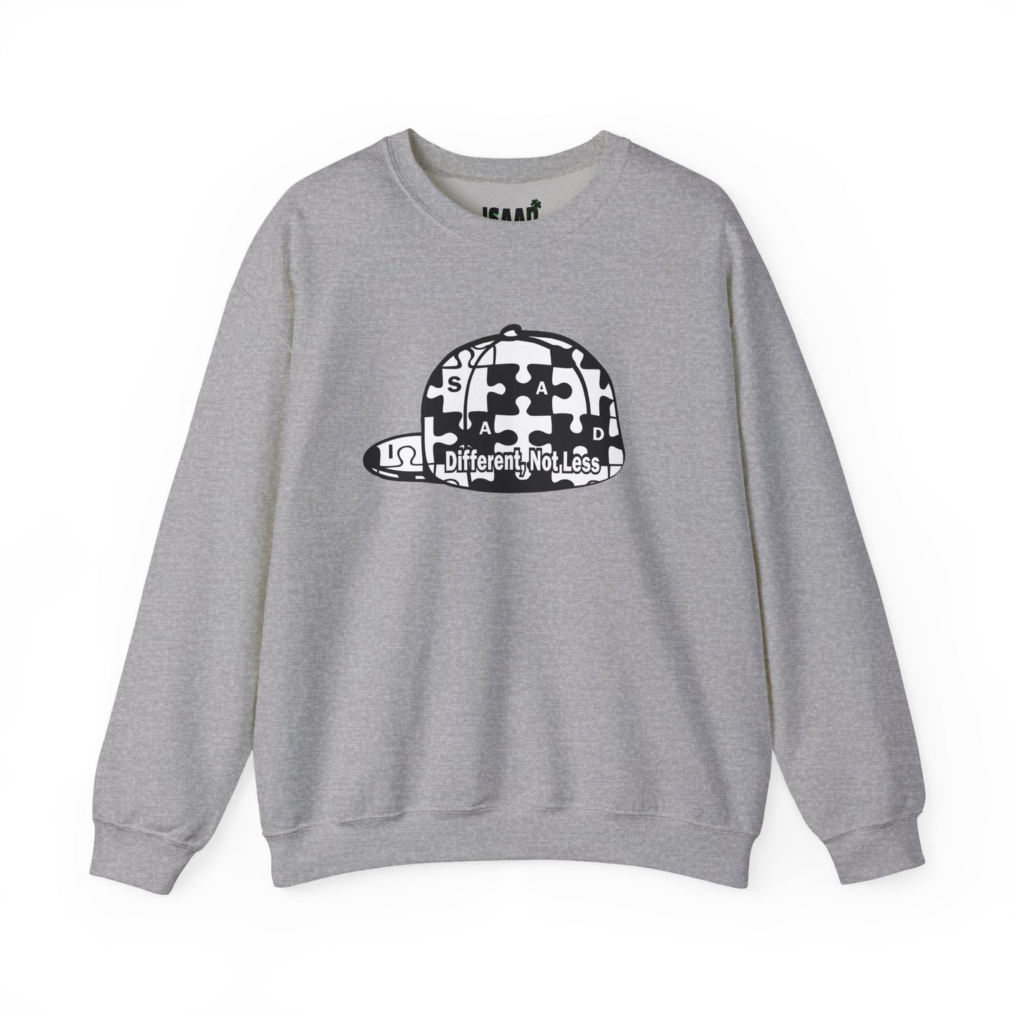 Puzzle Piece Cap 'Different Not Less' Sweatshirt | Autism Awareness