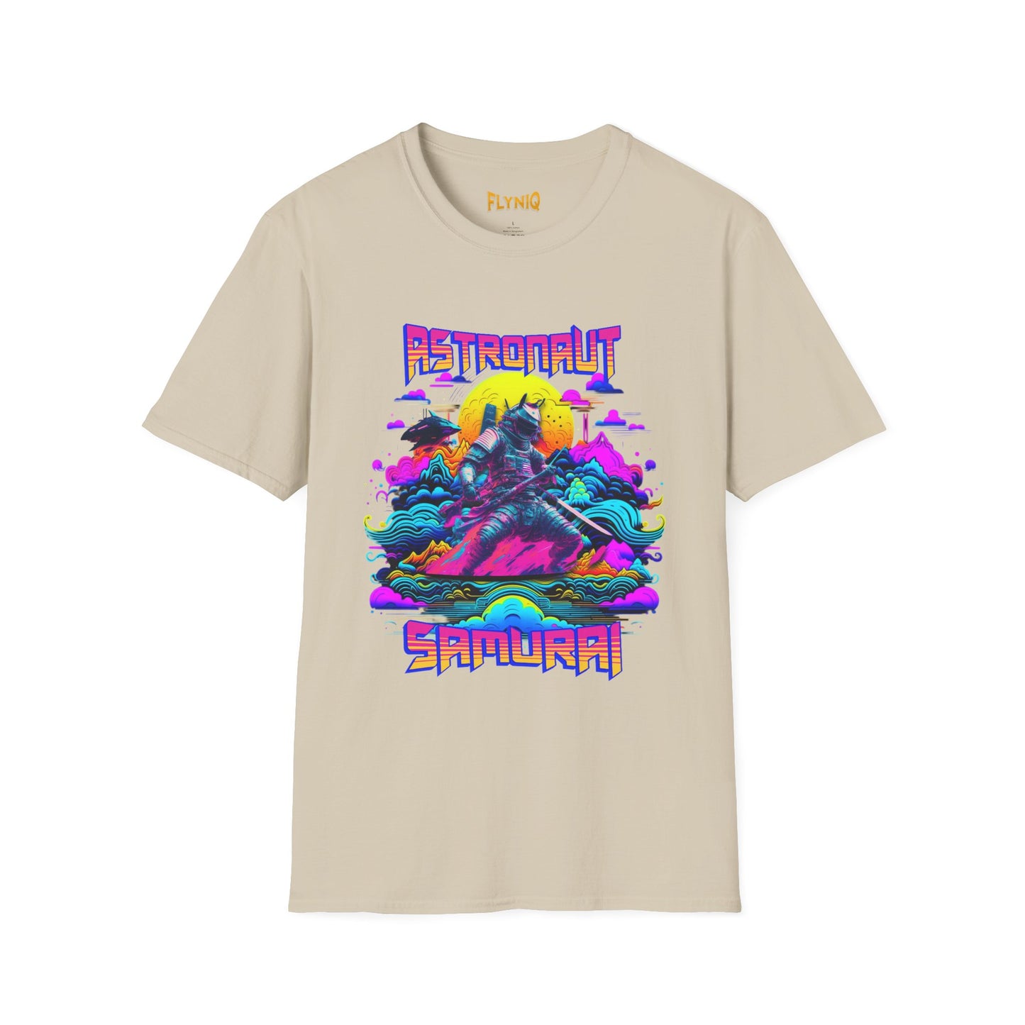 Astronaut Samurai Graphic World T-Shirt, Space Samurai Tee, Astronaut Graphic Tee
