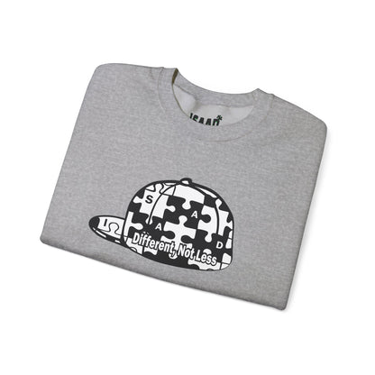 Puzzle Piece Cap 'Different Not Less' Sweatshirt | Autism Awareness
